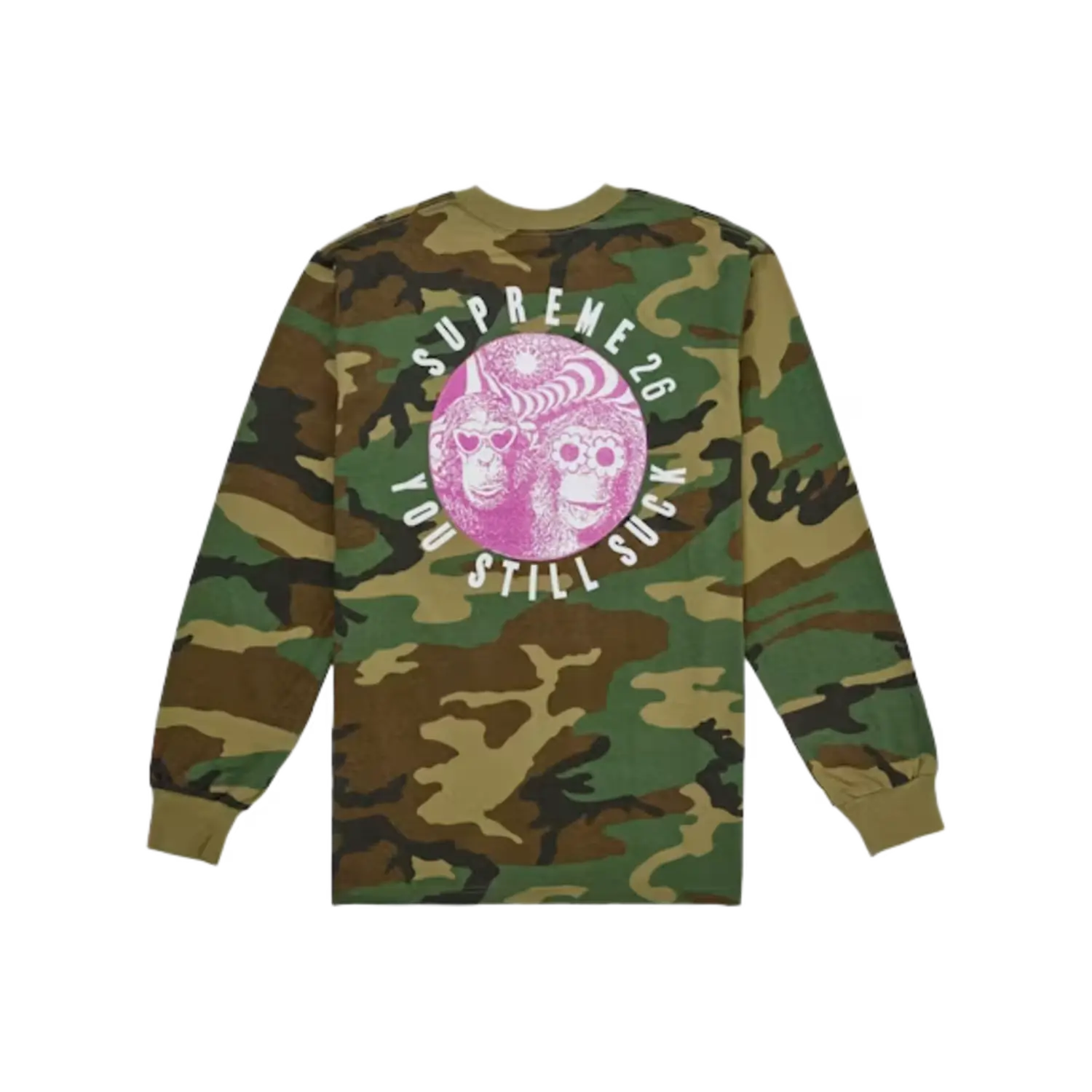 Supreme You Still S**k L/S Tee Woodland Camo
