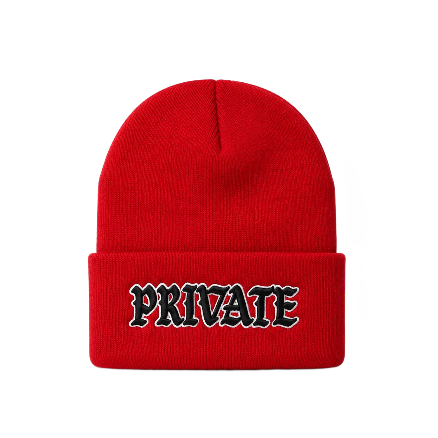 Old English Beanie Red