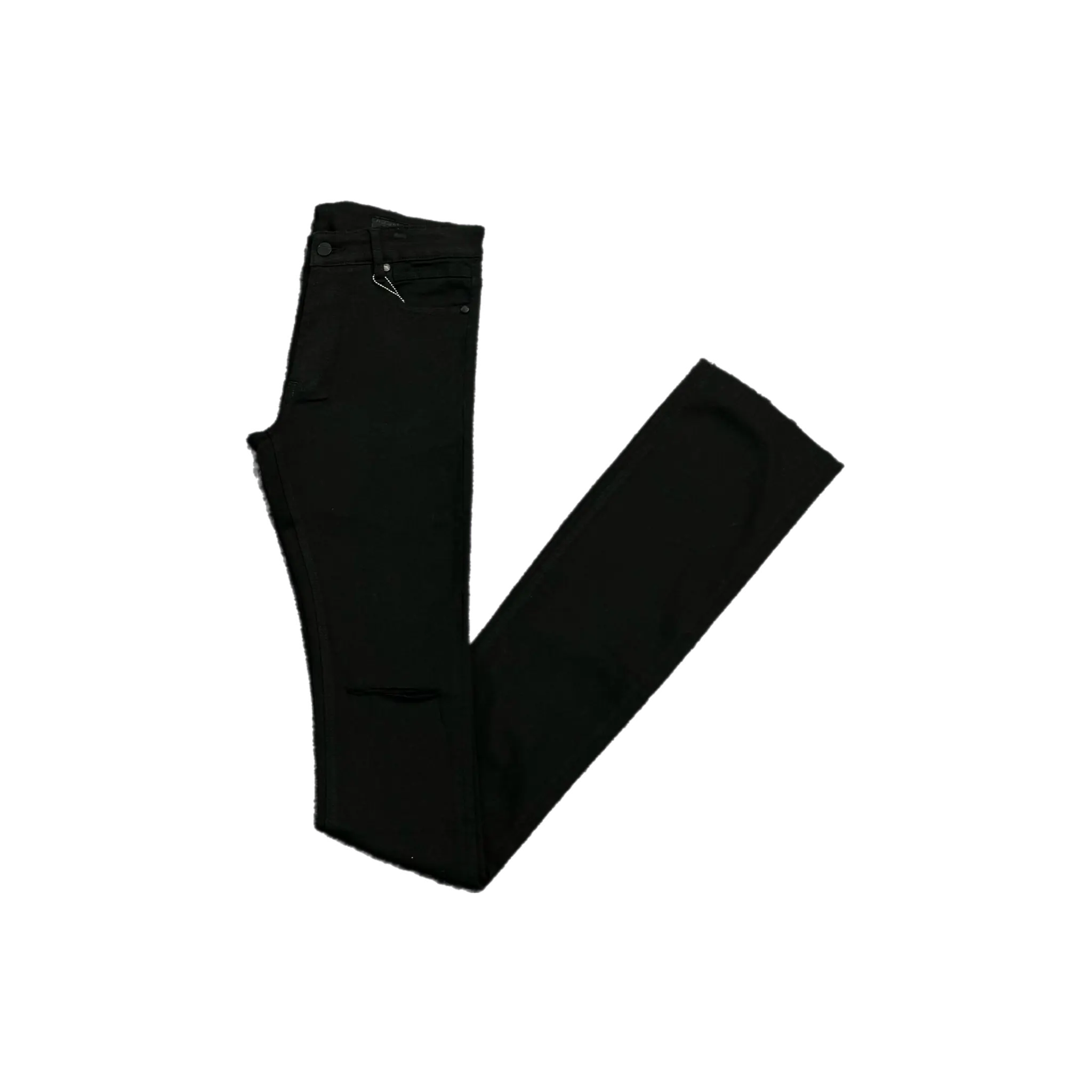 Rockstar Stacked Denim Black