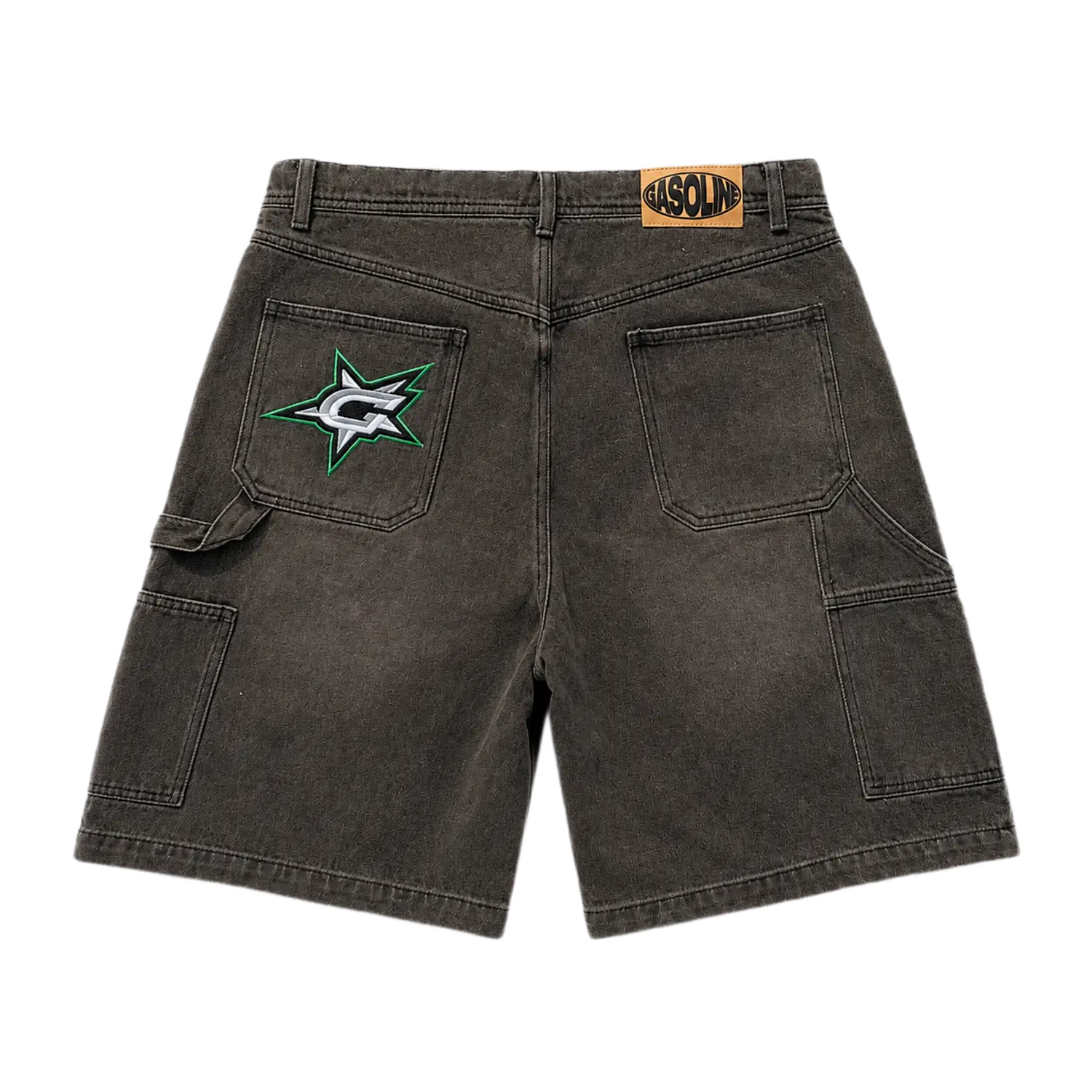 Gasoline G Star 2.0 Denim Shorts Brown