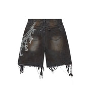 Vale Forever Chain Jorts Black
