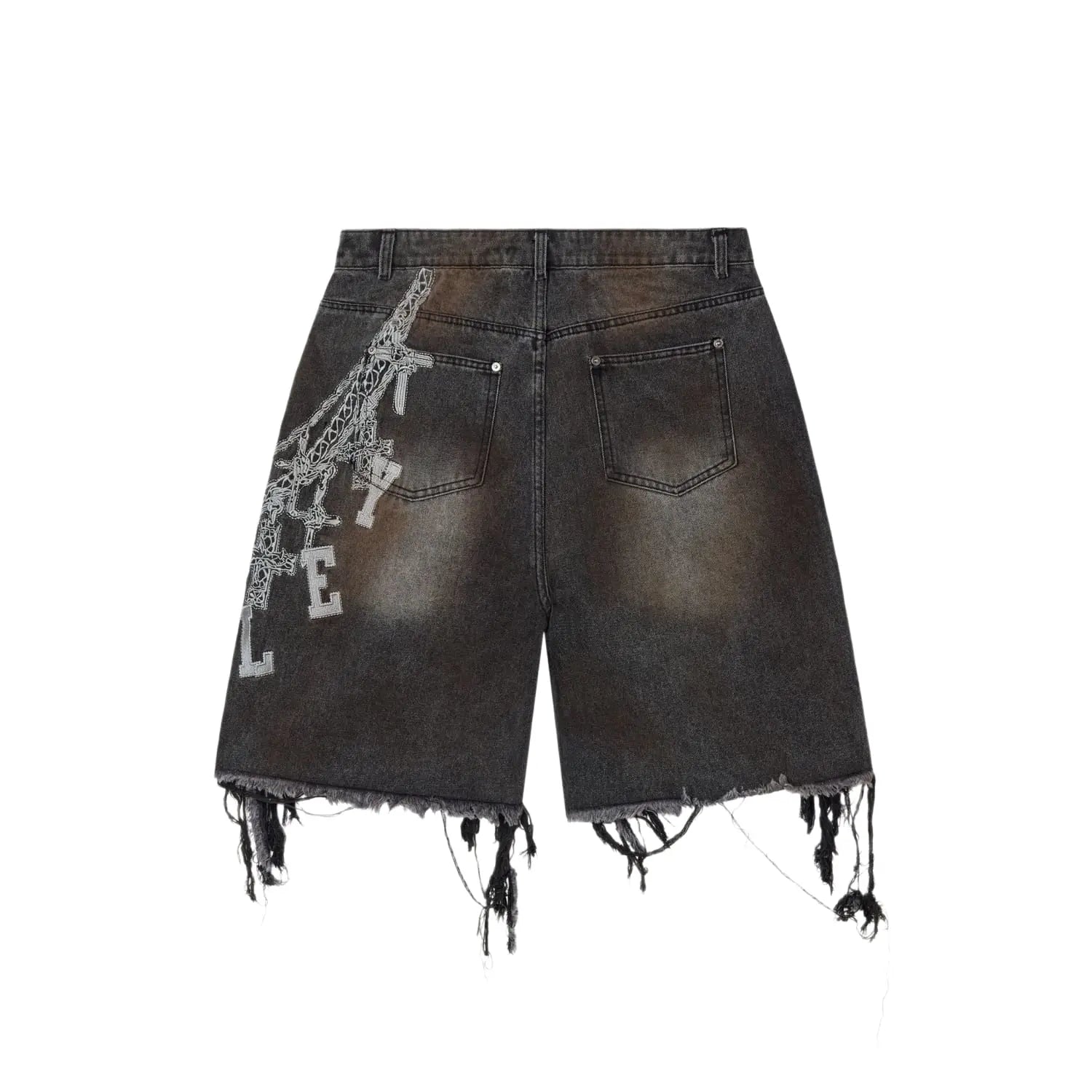 Vale Forever Chain Jorts Black