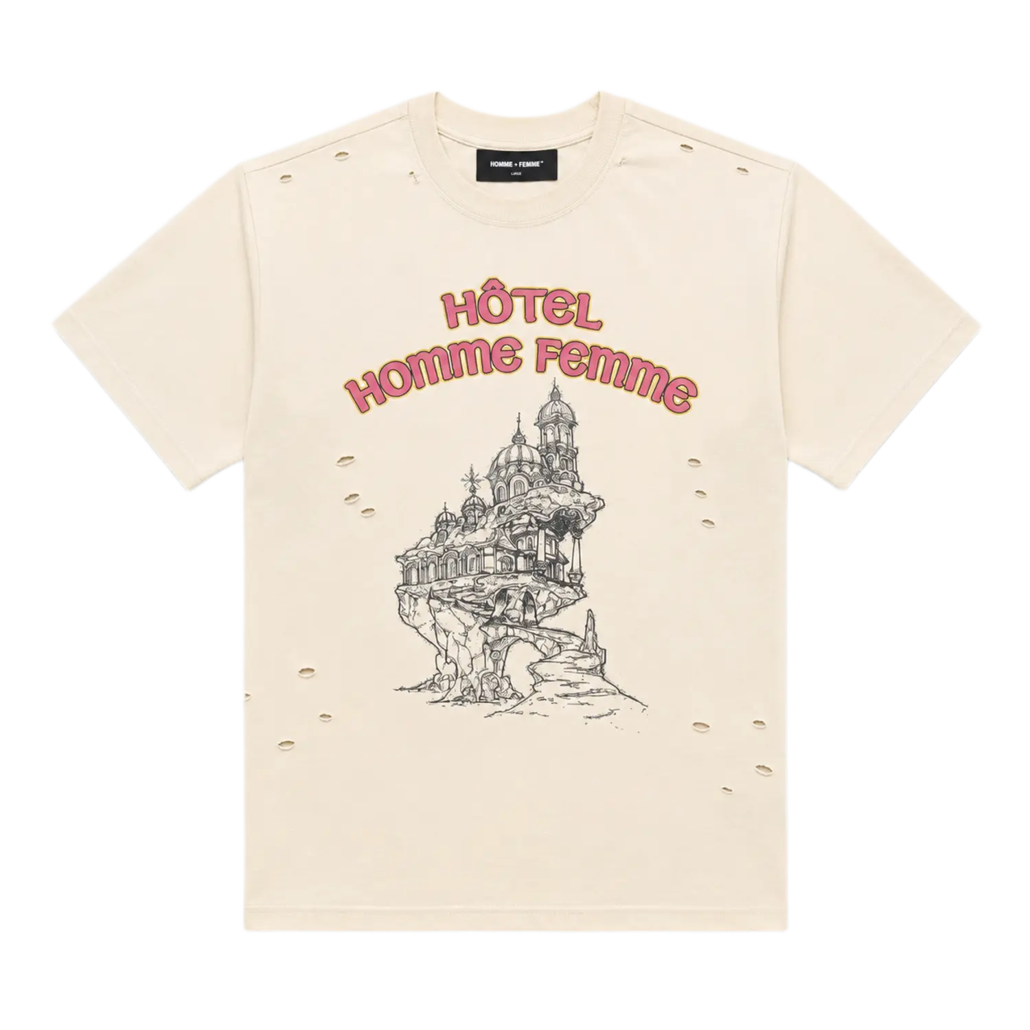 Homme Femme Grand Hotel Tee Cream