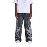 Crysp Denim Ignite Baggy Grey Washed
