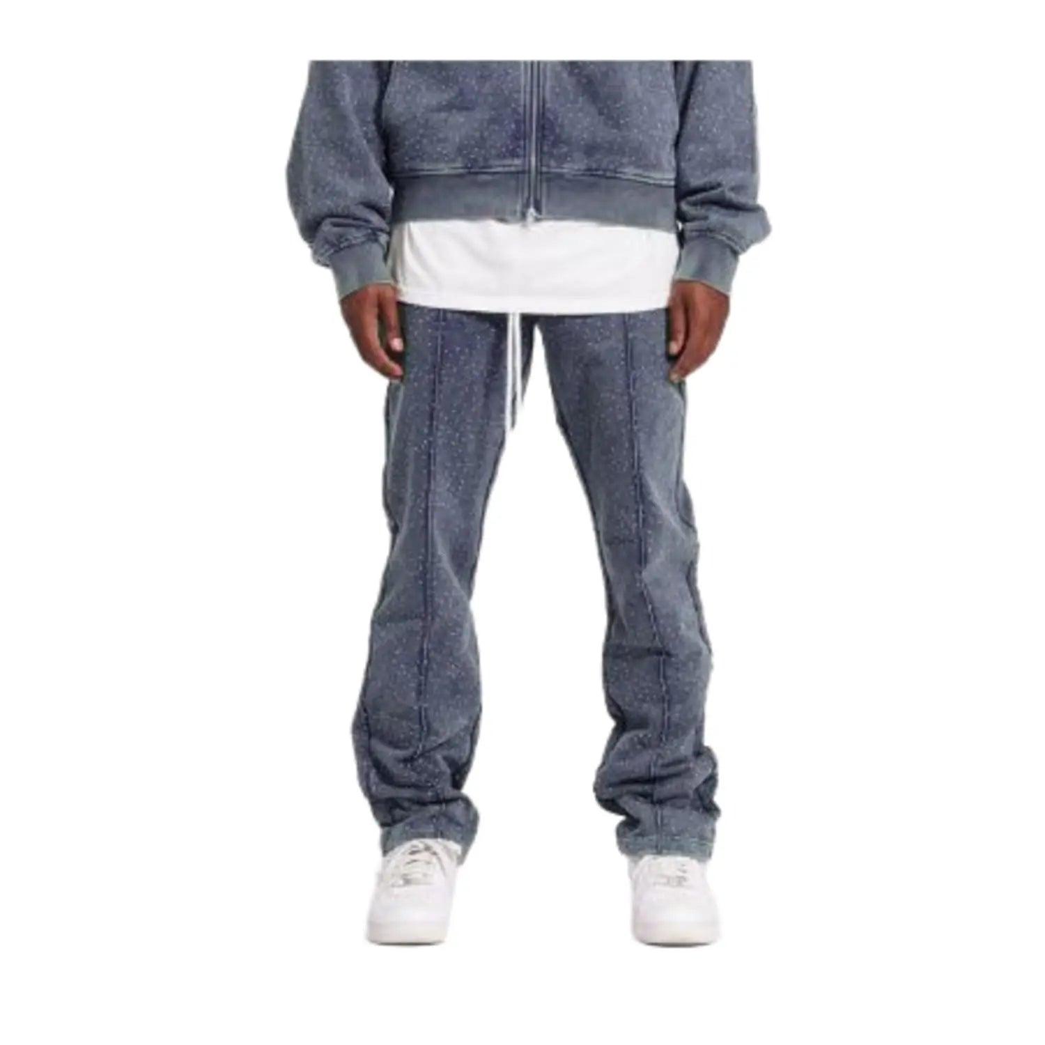 Crysp Denim Nova Sweatpant Ice Blue