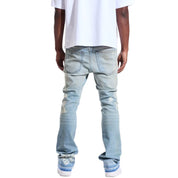 Crysp Denim Arch Flare Denim Light Blue