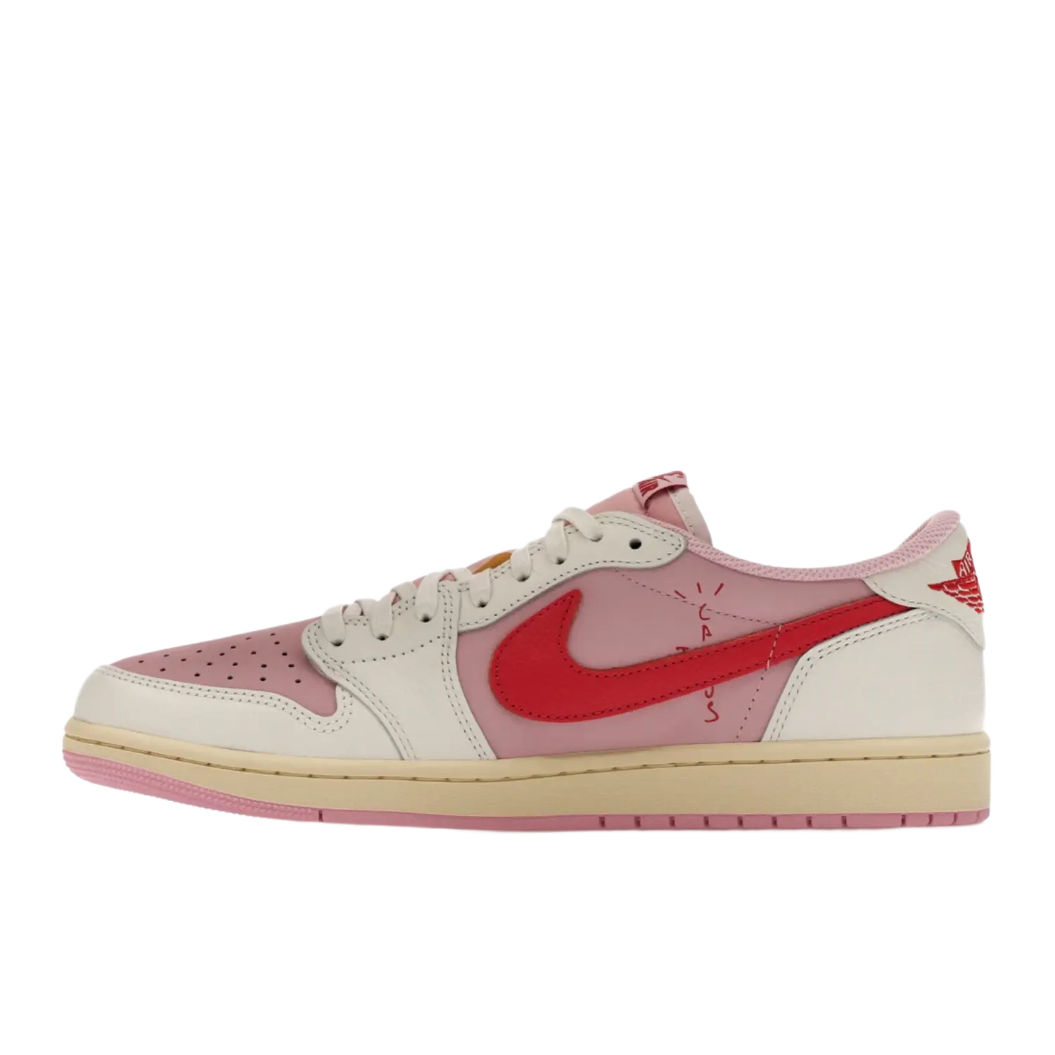 Jordan 1 Retro Low OG SP Travis Scott Sail Tropical Pink