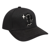 Keep It P Snapback GLOW Black/White/Black Suede