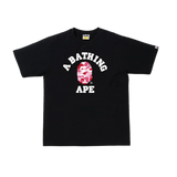 BAPE ABC Camo College Tee Black/Pink