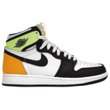 Jordan 1 Retro High White Black Volt University Gold (GS)