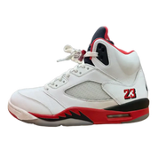 Jordan 5 Retro Fire Red Black Tongue (2025)