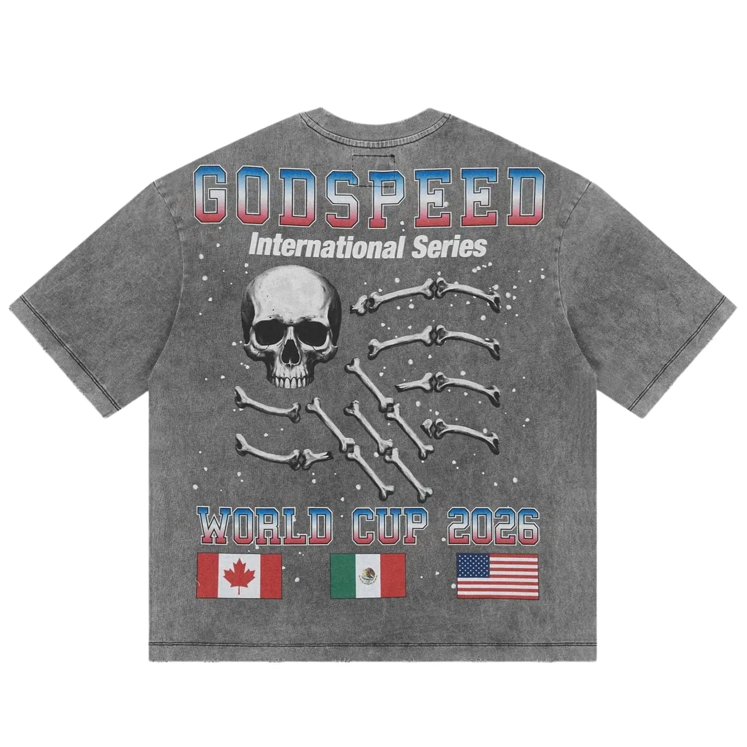 Godspeed Planet Fútbol Tee Grey