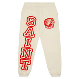 Saint Vanity Varsity Sweatpants Cream