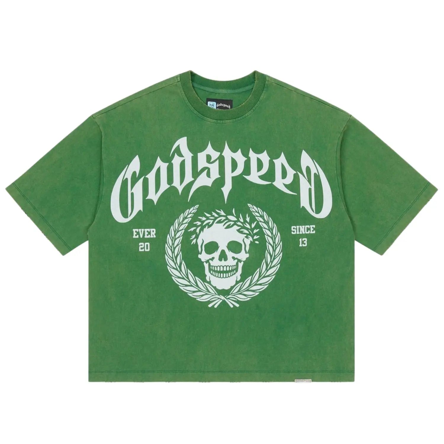 Godspeed Victor Crest Tee Green