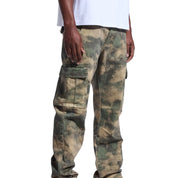 Crysp Denim Military Cargo Camo