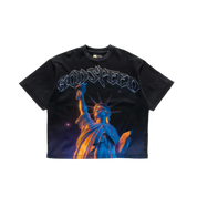 Godspeed Purple City Tee Black
