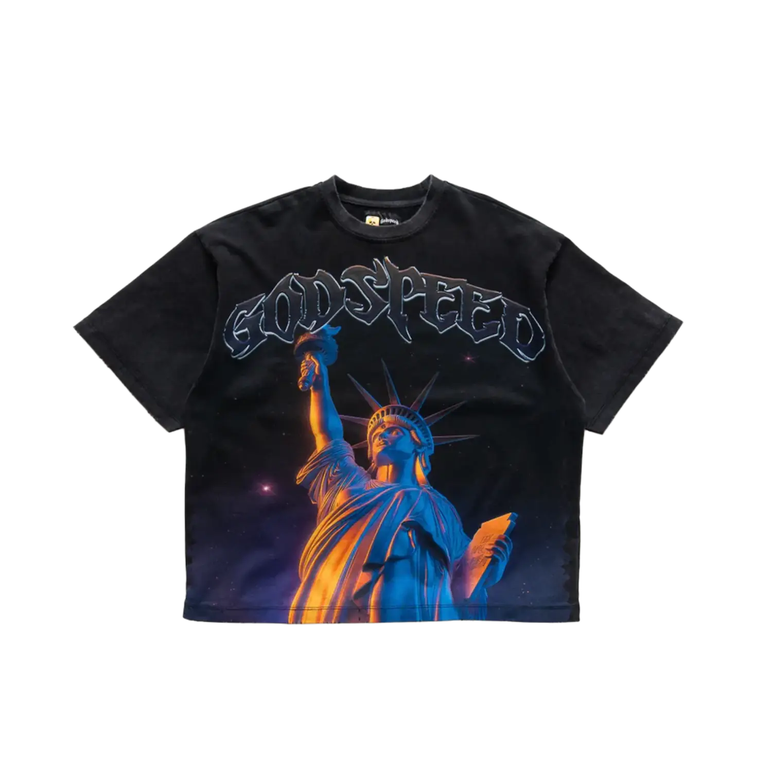 Godspeed Purple City Tee Black
