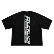 Alcalica Hooligan Drop Crop Tee Black