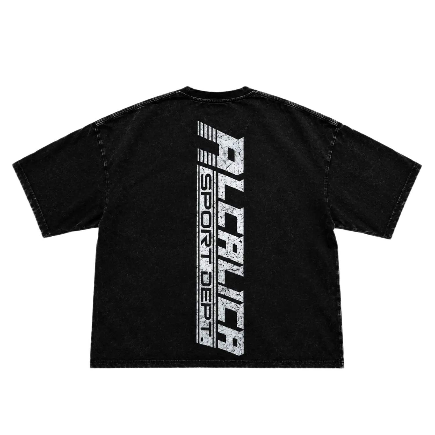 Alcalica Hooligan Drop Crop Tee Black