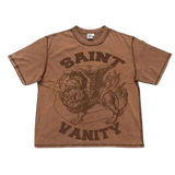Saint Vanity Griffin Tee Brown