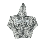 Gasoline Chaos Hoodie Grey Tree Camo