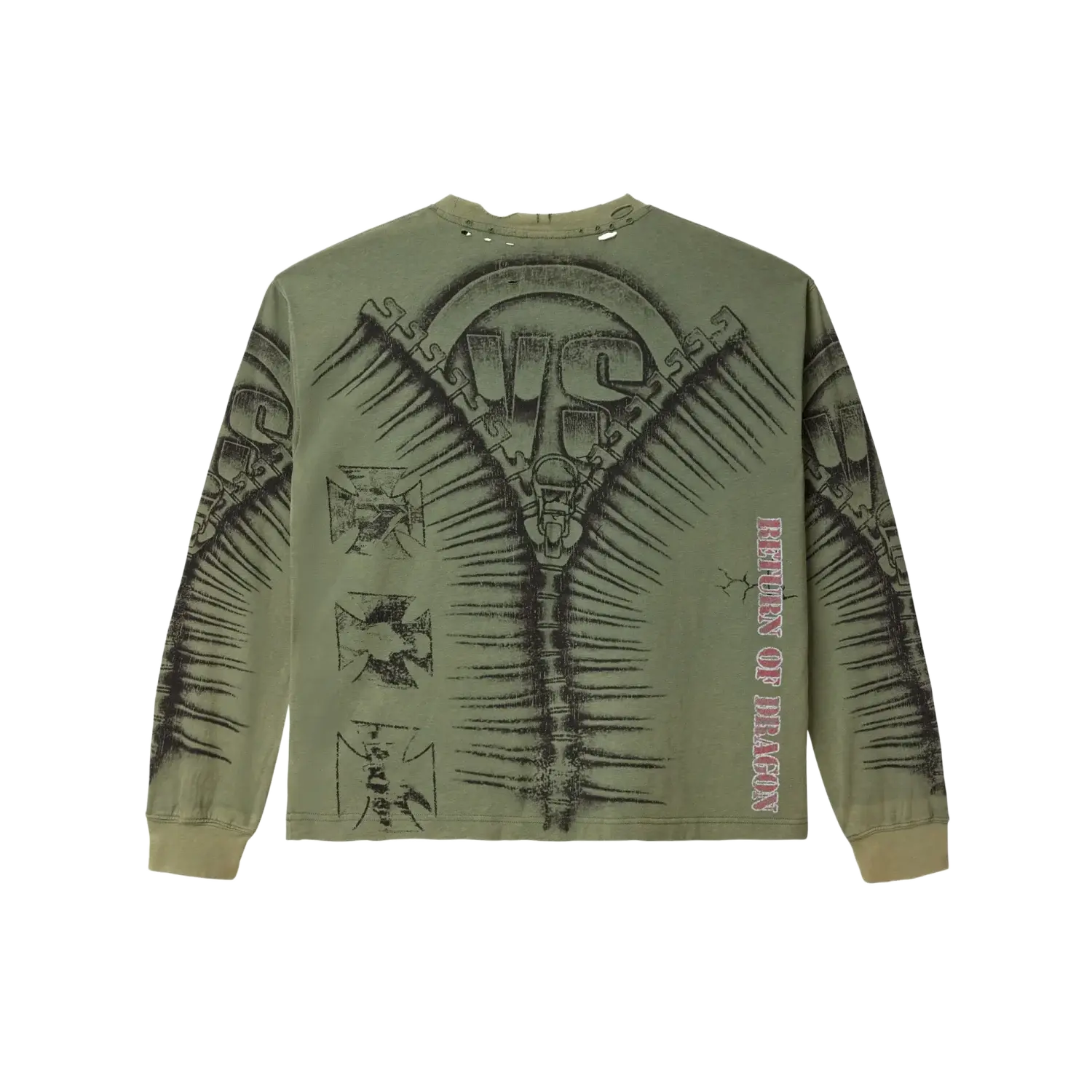 Vale Forever Green Reggie Long Sleeve Tee