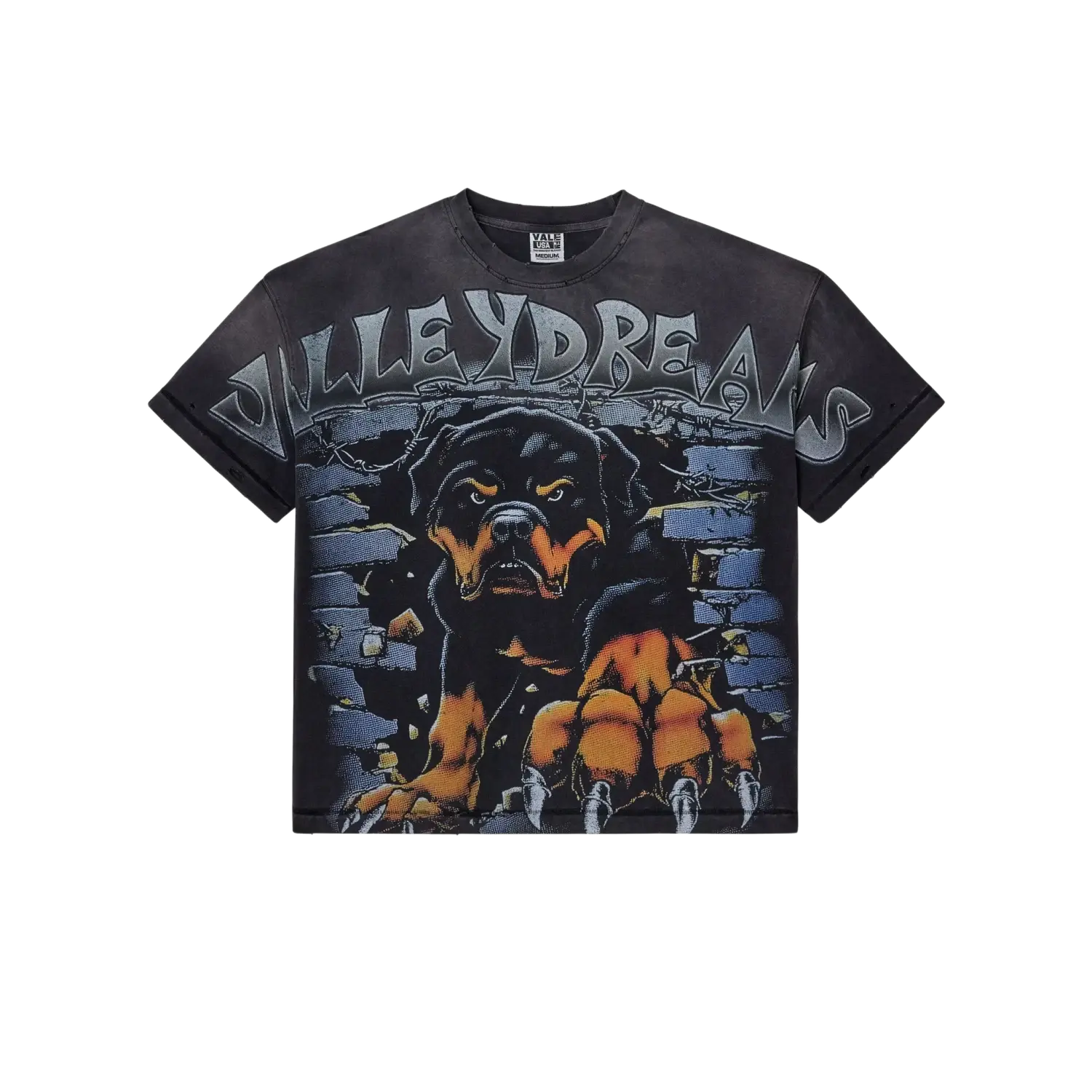 Vale Forever Rottweiler Big Tee Black
