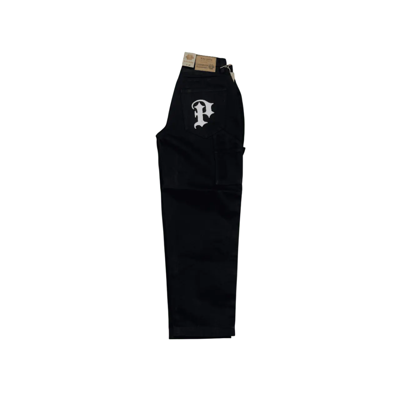 Private Keep It P Selvedge Denim Carpenter Pant Jet Black