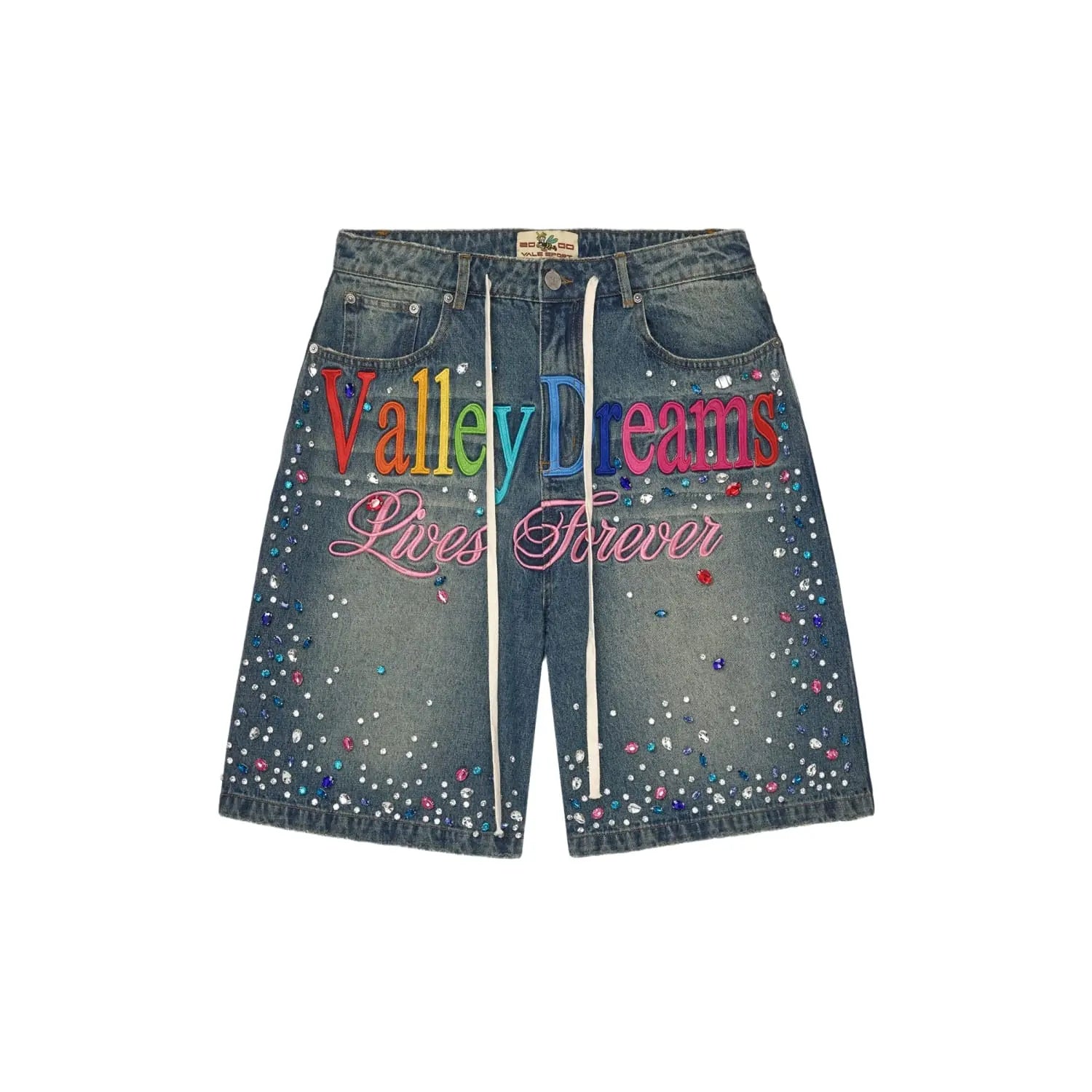 Vale Forever Ice Cream Jorts Blue Denim