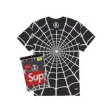Supreme Hanes Spider-Man Tagless Tee (SINGLE) Black