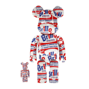 Bearbrick ANDY WARHOL "Brillo" 100% & 400% Set