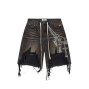 Vale Forever Chain Jorts Black
