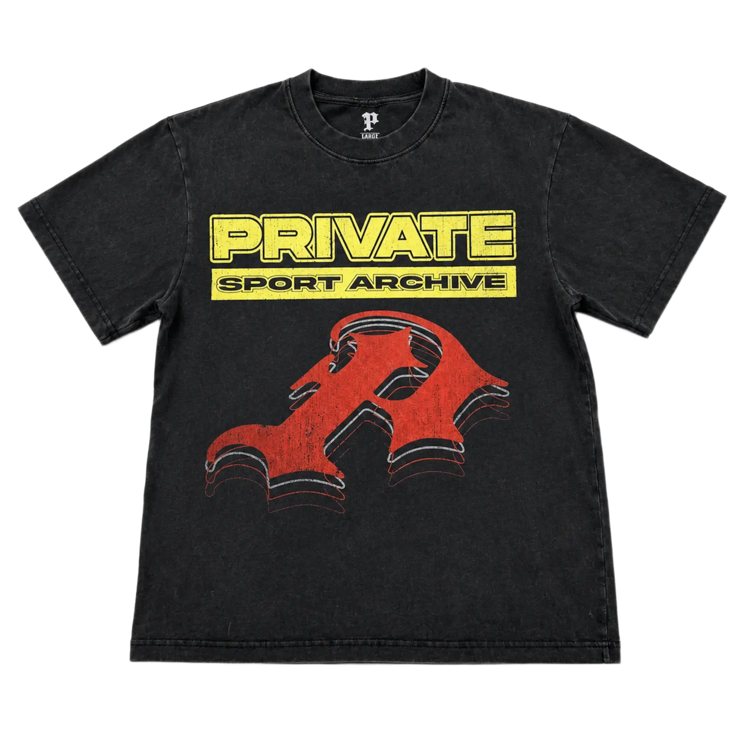 Private Sport 3D Tee Vintage Black
