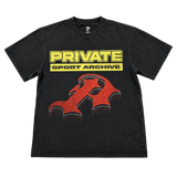 Private Sport 3D Tee Vintage Black