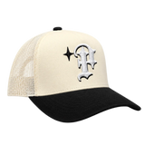 Keep It P Trucker Cream/Black Suede