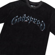 Godspeed Symmetrical Logo Tee Black Wash