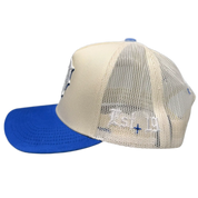 Keep It P Trucker Cream/Blue Suede