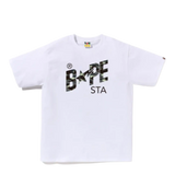 BAPE Screen Camo Bape Sta Tee White