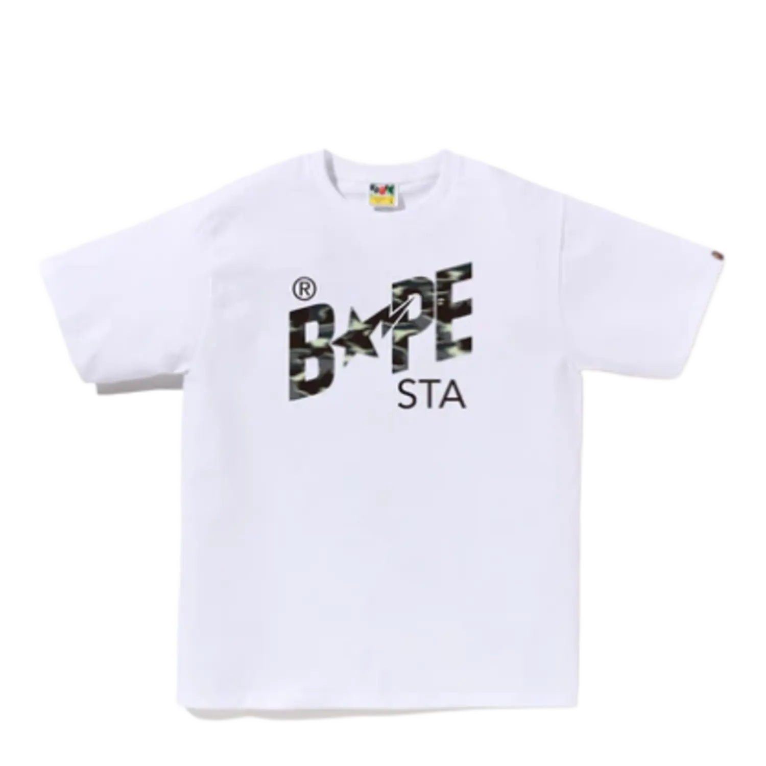 BAPE Screen Camo Bape Sta Tee White