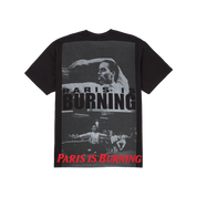 Supreme Paris Is Burning Tee Black