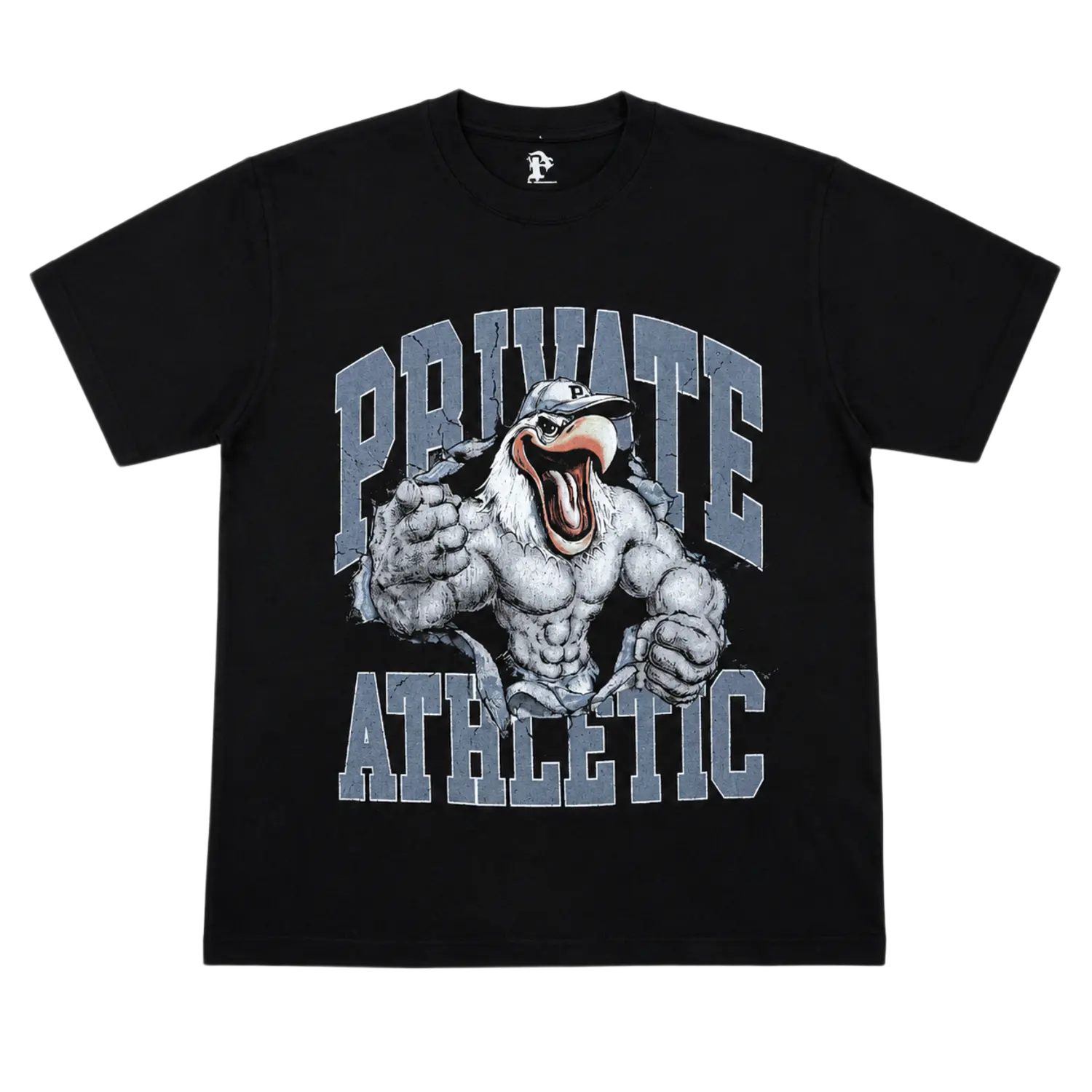 Athletic Eagle Tee Black
