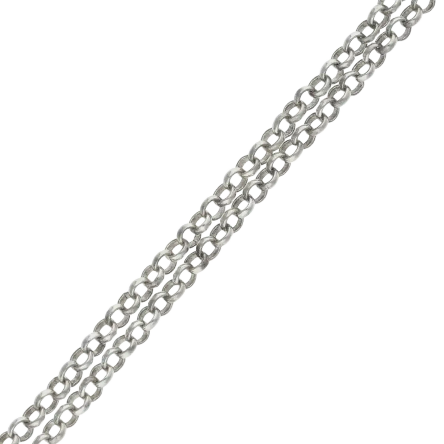 Chrome Hearts Silver Roll Chain NecklaceChrome Hearts Silver Roll Chain Necklace