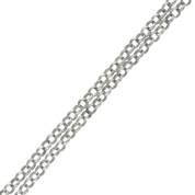 Chrome Hearts Silver Roll Chain NecklaceChrome Hearts Silver Roll Chain Necklace