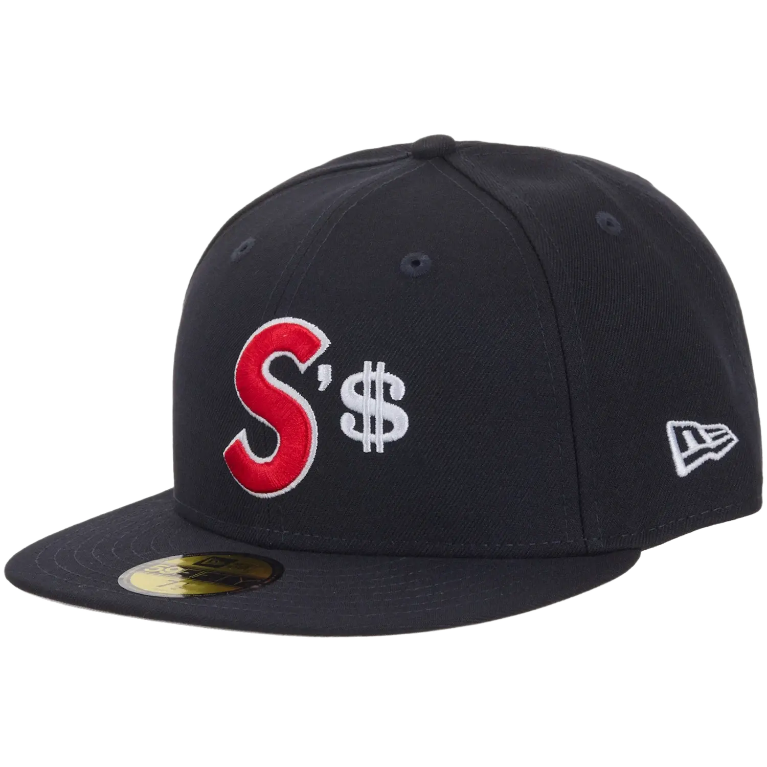 Supreme Money S Logo New Era 59Fifty Fitted Cap Navy