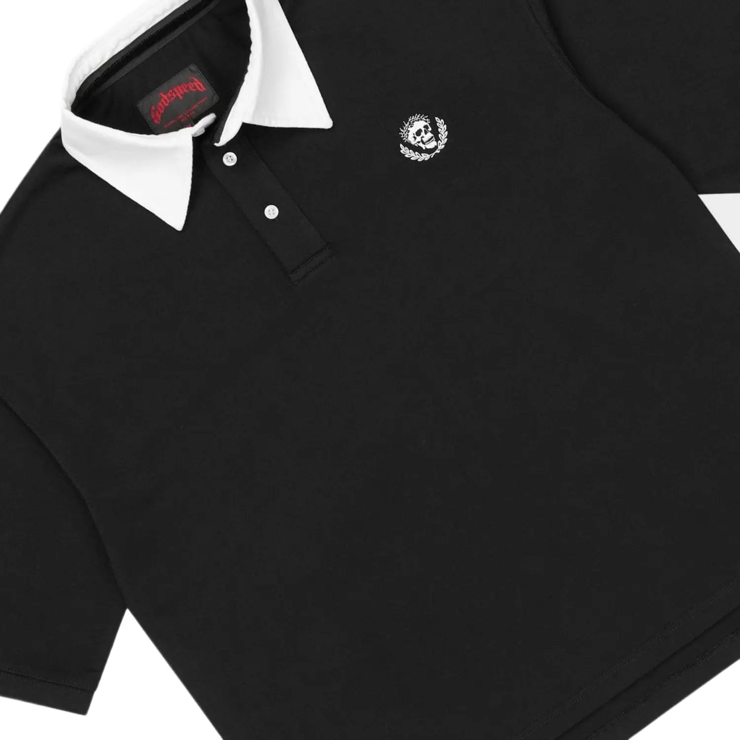 Godspeed Victor Minimal Crest Polo Black
