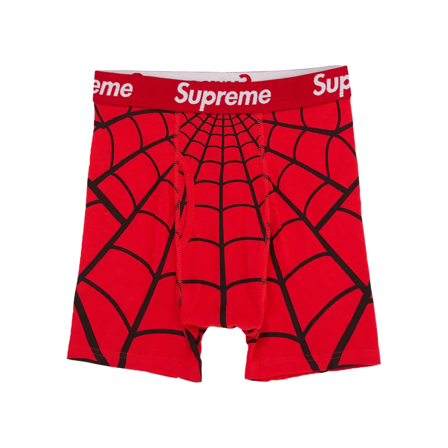 Supreme Hanes Spider-Man Boxer Briefs (2 Pack) Red