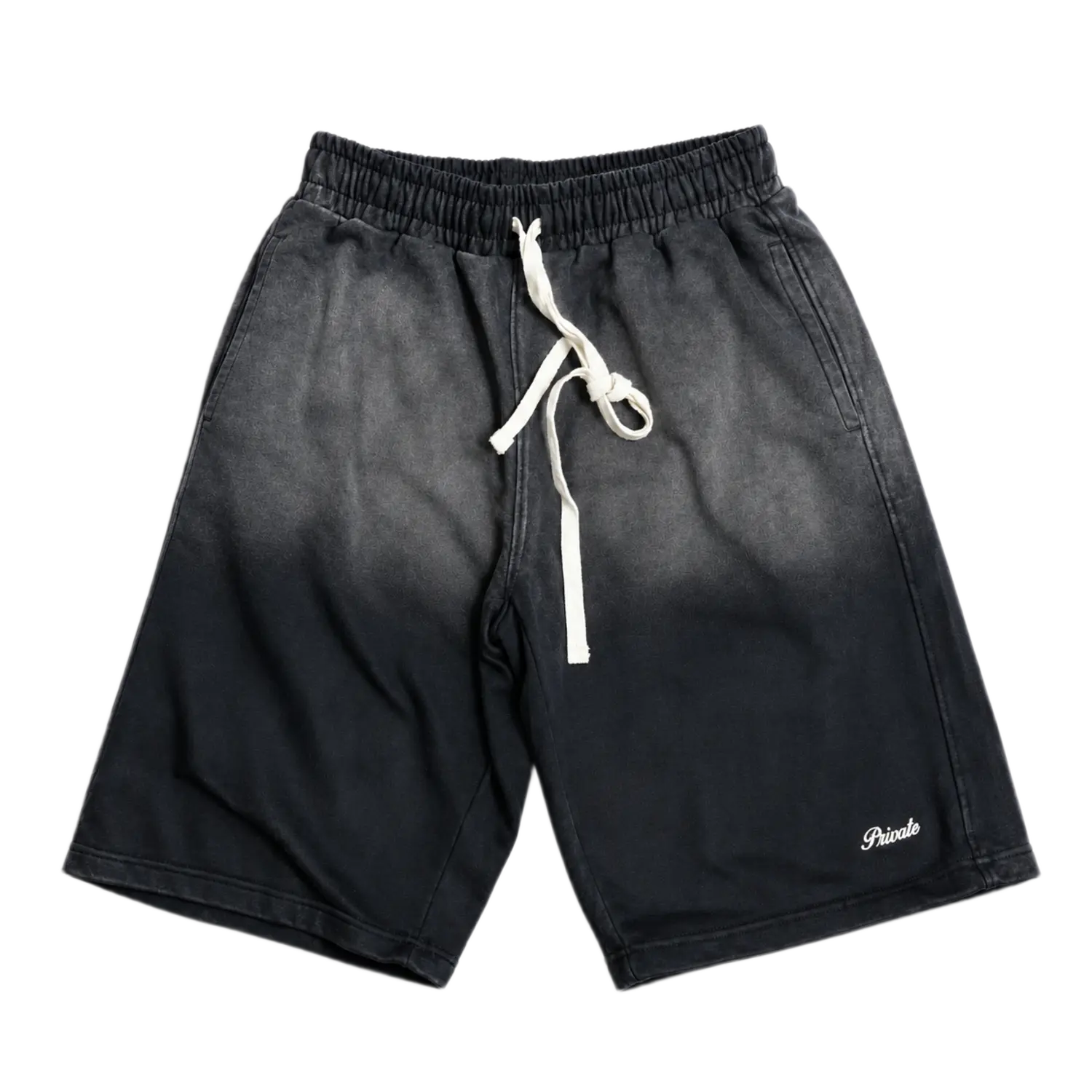 Mini Logo GITD Baggy Oversized Sweatshort Black
