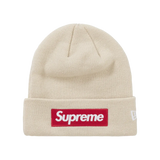 Supreme New Era Box Logo Beanie (FW24) Stone