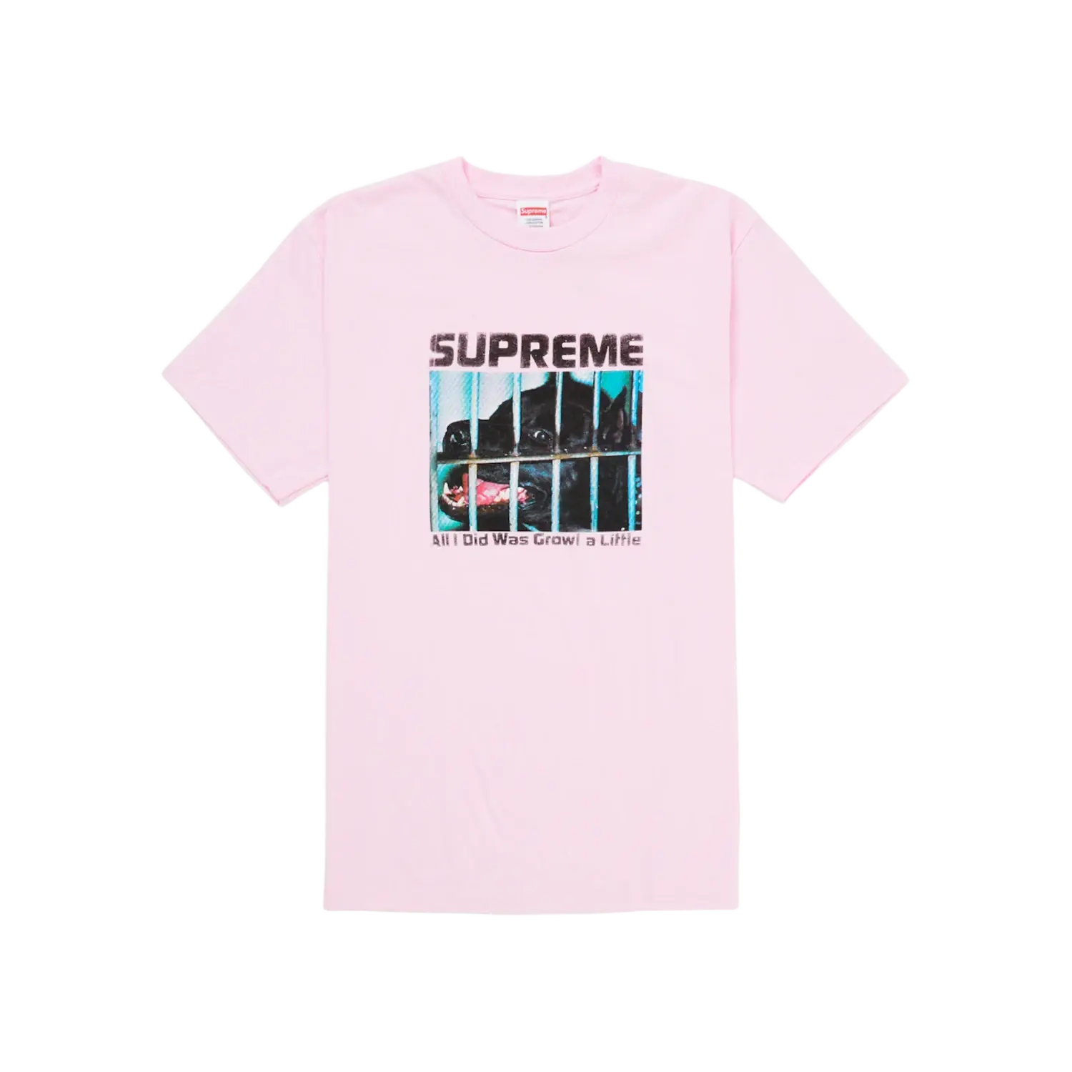 Supreme Growl Tee Light Pink