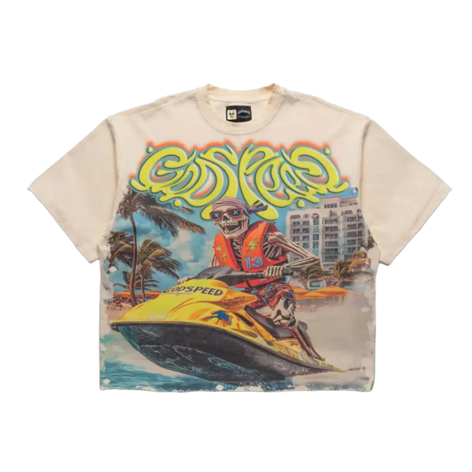 Godspeed Miami Wave Runner Tee Bone